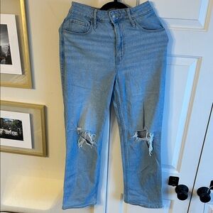 Distressed Light Blue Jeans